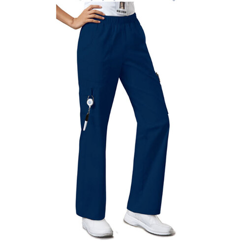 Melbourne Hospital - Wards CN (4 Pocket Scrub Top and Cargo Pants in Navy  incl Logos)