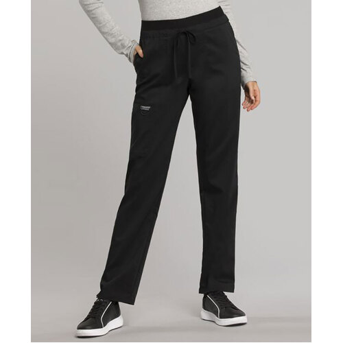 WORKWEAR, SAFETY & CORPORATE CLOTHING SPECIALISTS - Revolution - High Waisted Knit Band Tapered Women's Pant, Regular Length