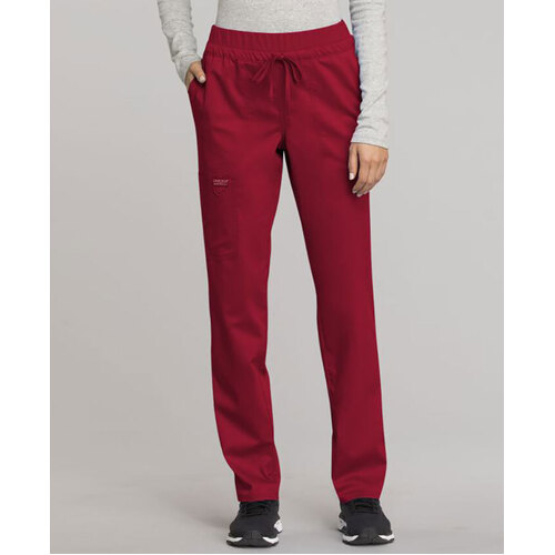 WORKWEAR, SAFETY & CORPORATE CLOTHING SPECIALISTS Revolution - HIGH WAISTED KNIT BAND TAPERED WOMEN'S PANT - Petite