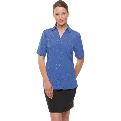 WORKWEAR, SAFETY & CORPORATE CLOTHING SPECIALISTS - Drift Print Short Sleeve Shirt - Ladies