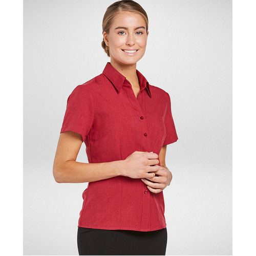 WORKWEAR, SAFETY & CORPORATE CLOTHING SPECIALISTS Climate Smart - Semi Fit Short Sleeve Blouse