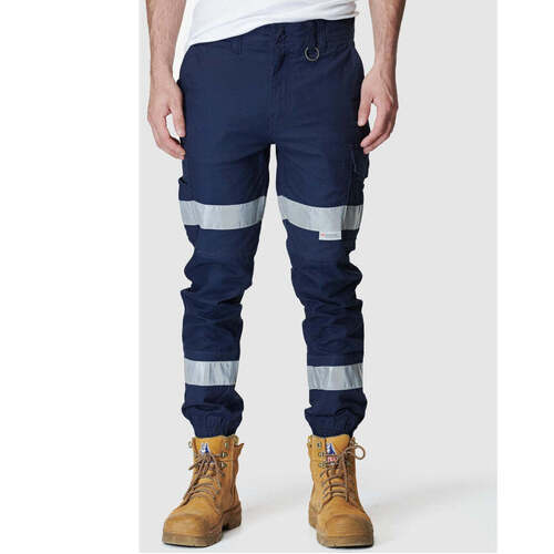 WORKWEAR, SAFETY & CORPORATE CLOTHING SPECIALISTS - MENS/WOMENS REFLECTIVE CUFFED PANT