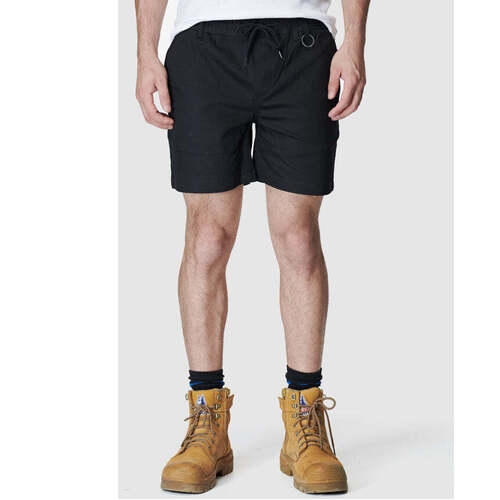 WORKWEAR, SAFETY & CORPORATE CLOTHING SPECIALISTS - MENS ELASTIC BASIC SHORT