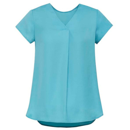 WORKWEAR, SAFETY & CORPORATE CLOTHING SPECIALISTS - Boulevard - Kayla V-Neck Pleat Blouse