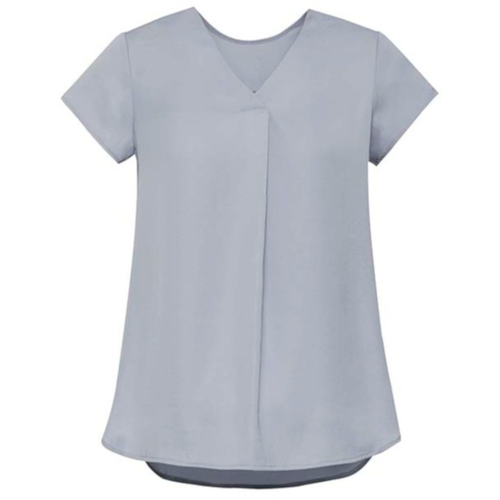 WORKWEAR, SAFETY & CORPORATE CLOTHING SPECIALISTS Boulevard - Kayla V-Neck Pleat Blouse