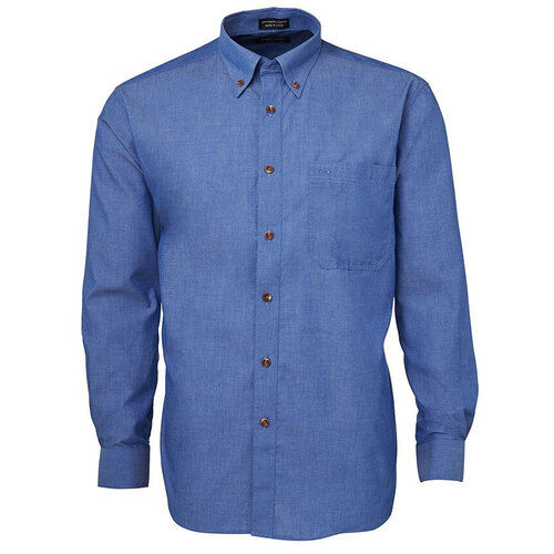 WORKWEAR, SAFETY & CORPORATE CLOTHING SPECIALISTS JB’s Long Sleeve Indigo Chambray Shirt