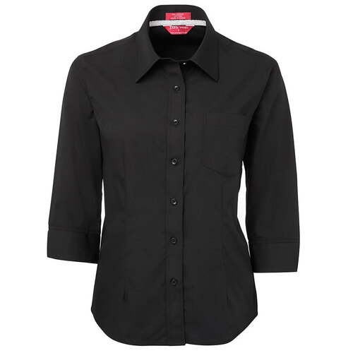 WORKWEAR, SAFETY & CORPORATE CLOTHING SPECIALISTS JB's Ladies Contrast Placket 3/4 Shirt