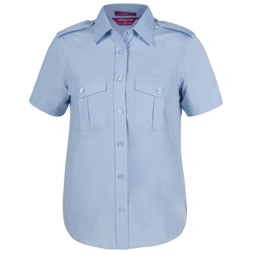 WORKWEAR, SAFETY & CORPORATE CLOTHING SPECIALISTS - JB's Ladies Short Sleeve Epaulette Shirt