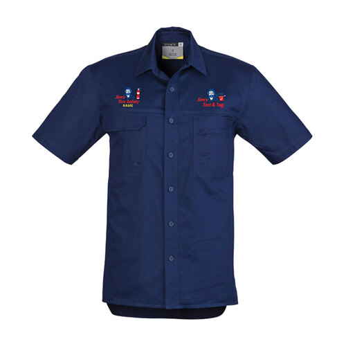 WORKWEAR, SAFETY & CORPORATE CLOTHING SPECIALISTS - Mens Lightweight S/S Tradie Shirt