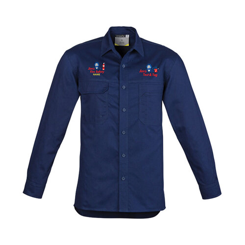 WORKWEAR, SAFETY & CORPORATE CLOTHING SPECIALISTS - Mens Lightweight Tradie L/S Shirt