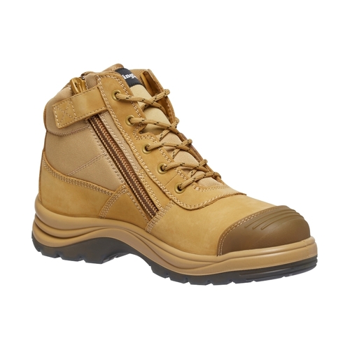 WORKWEAR, SAFETY & CORPORATE CLOTHING SPECIALISTS - Tradie - Side Zip Boot - Wheat