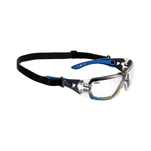 WORKWEAR, SAFETY & CORPORATE CLOTHING SPECIALISTS Proteus 5 Safety Glasses Clear Lens Spec And Gasket Combo